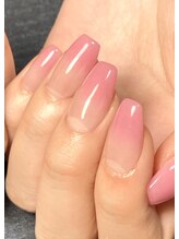 ナチュリア(Natulea)/アクリルスカルプピンクグラデ