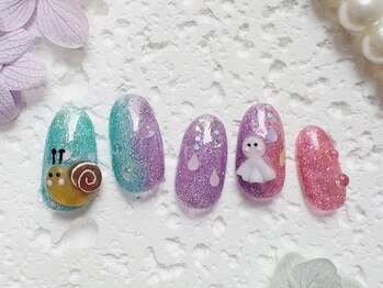 ネイルサロン ロゼプリュム/紫陽花プラン