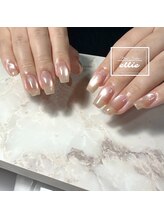 エリー(ellie)/ベージュマグネットネイル