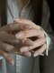 【nail】 you.uの写真/思ってもみなかった絶妙な色合わせ◆ワンカラーやオフィスネイルに抜け感をプラスする独創ニュアンスネイル