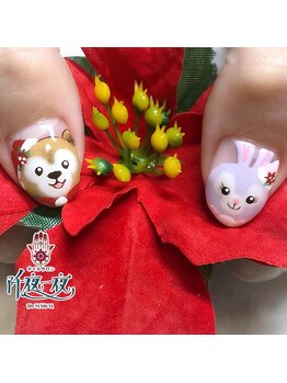 痛ネイル クリスマスネイル