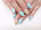 水滴アート×シェルアート￥6980