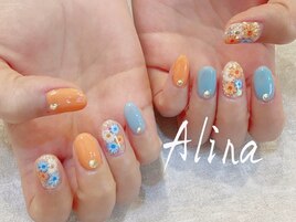 フラワーネイル