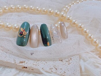 アネラネイル(anela nail)/2026成人式ボリューム10380円