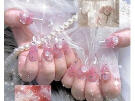 クリアネイル チークネイル
