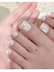 エムネイル(M.nail)の写真/【夏限定★お得なセットクーポン有】豊富なカラー＆パーツ！マグネットやラメで魅せる理想のフットネイル