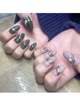 ネイルアンドアイラッシュサロン エスポアール(nail&eyelash salon espoir)/アクセサリーネイル