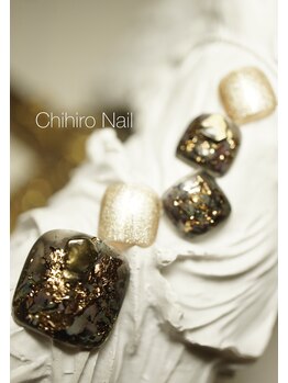 チヒロネイル/ニュアンスフットネイル