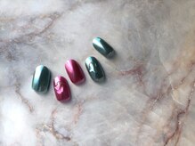 ミーム(meme)/デザインミラーネイル