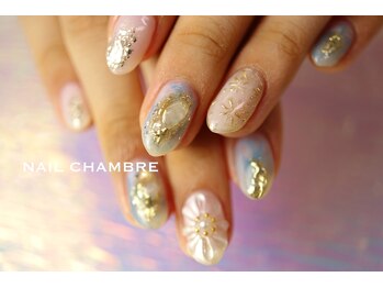 ネイル シャンブル(nail CHAMBRE)/ぷっくりお花ちゃん