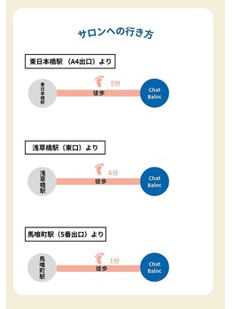 シャブロン(Chat Blanc)/東日本橋・浅草橋からも徒歩圏内