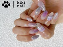キキネイル 二子玉川(kikinail)/梅雨ネイル/紫陽花ネイル