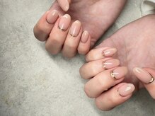 ナナネイル(7.Nail)/お上品ミラーネイル