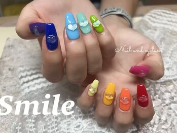 スマイル(smile)の写真/シンプルなニュアンスがお洒落☆指先から魅せるネイルはスマイルへ★嬉しい定額コースでお手頃な値段♪池袋
