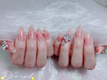 ディアネイルサロン 池袋(Di’a)/長さだし/チークネイル
