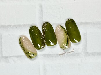 ライト ネイルズ ニシノミヤ(light nails NISHINOMIYA)/ウィンターネイル☆