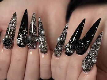 ダークハニー 原宿店(Dark Honey)/ロング/レース/クロム