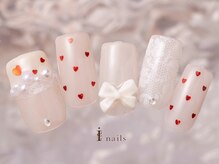 アイネイルズ 町田店(I nails)/ガーリーハートリボン10480円