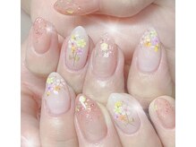 ハッピービューティー(Happy Beauty)/押し花ネイル