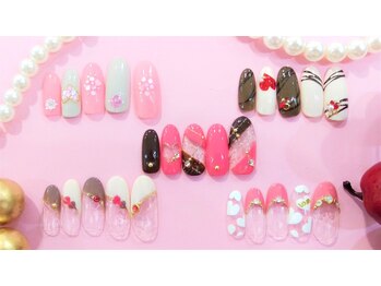 ネイルサロン 爪/★バレンタインネイル☆