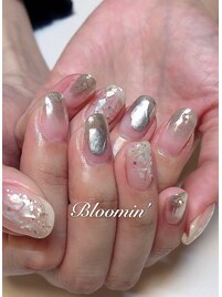 貝殻クリアネイル