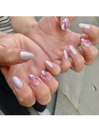 クリアネイル¥4000