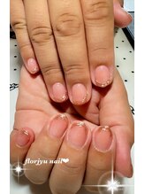 フロージュ ネイル(florjyu nail)/ワンカラーフレンチnail