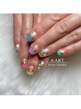 エーアート(A-ART.)/カラフルネイル