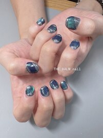 ニュアンスネイル/ネイビー