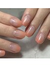 グラデーションネイル/オレンジ