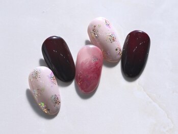 ルシェルアイ/ニュアンス☆きらきら☆ボルドー