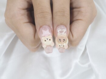 nailsalon amore 心斎橋店【長さだし/持ち込み/スカルプ/フィルイン/定額】/3Dパーツ2200~円/個