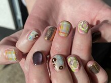 カーティシーネイルズ(curtisii NAILS)/spring short nail design