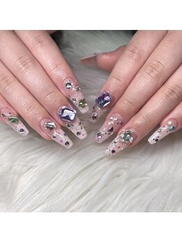 ジャスミン(Jasmine)の写真/スカルプ・チップでの長さ出しが可能◎長さ出しで爪が長い、短い、形が悪い等、爪のお悩みを解消！