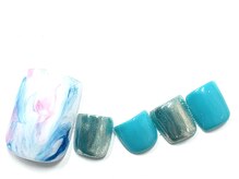 コルン/ミラーネイル♪タイダイ