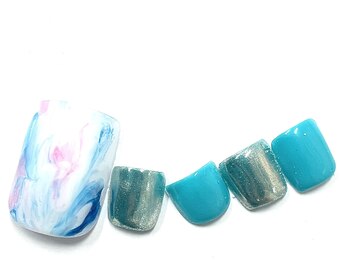 コルン/ミラーネイル♪タイダイ