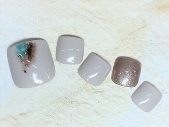 アルセア 上野御徒町店(Alcea)/ニュアンス 塗りかけ キラキラ