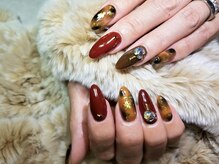 シュガーネイル(sugar nail)/べっこうネイル