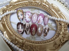 お好きなキャラで痛ネイル