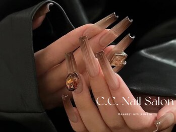 シーシーネイルサロン 池袋(C.C.Nail salon)/長さ出しカラグラデーション