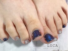 ネイルアトリエルカ(nail atelier LUCA)/W-342 ブルーマグネットネイル