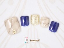 リモアネイル(limore nail)/【フット】大理石☆