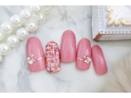 ツイード オフィスネイル 秋 春