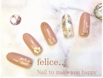 ネイルサロン フェリーチェ(felice)/【定額ネイル】¥7480