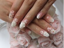 ネイルサロンミキ 横浜(MIKI)/上品3D桜花手書きフラワー大人気