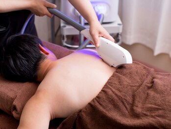 楽ちん/意外に多いのが背中です。