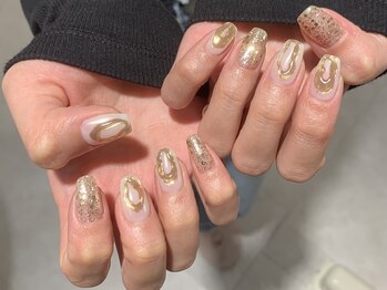 ラボテ(laboT)/white×gold