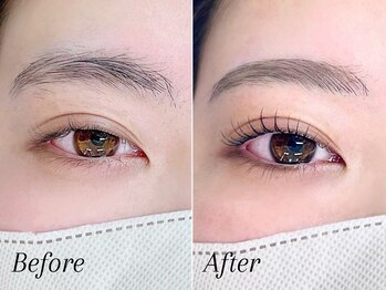 ミーナ 大財店(mina)/アイブロウWAX＋まつ毛パーマ上