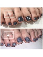 エリー(ellie)/フットネイビーフラッシュ