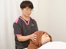 ヘッドスパメニューも対応◎眼精疲労や睡眠不足にうってつけ◎